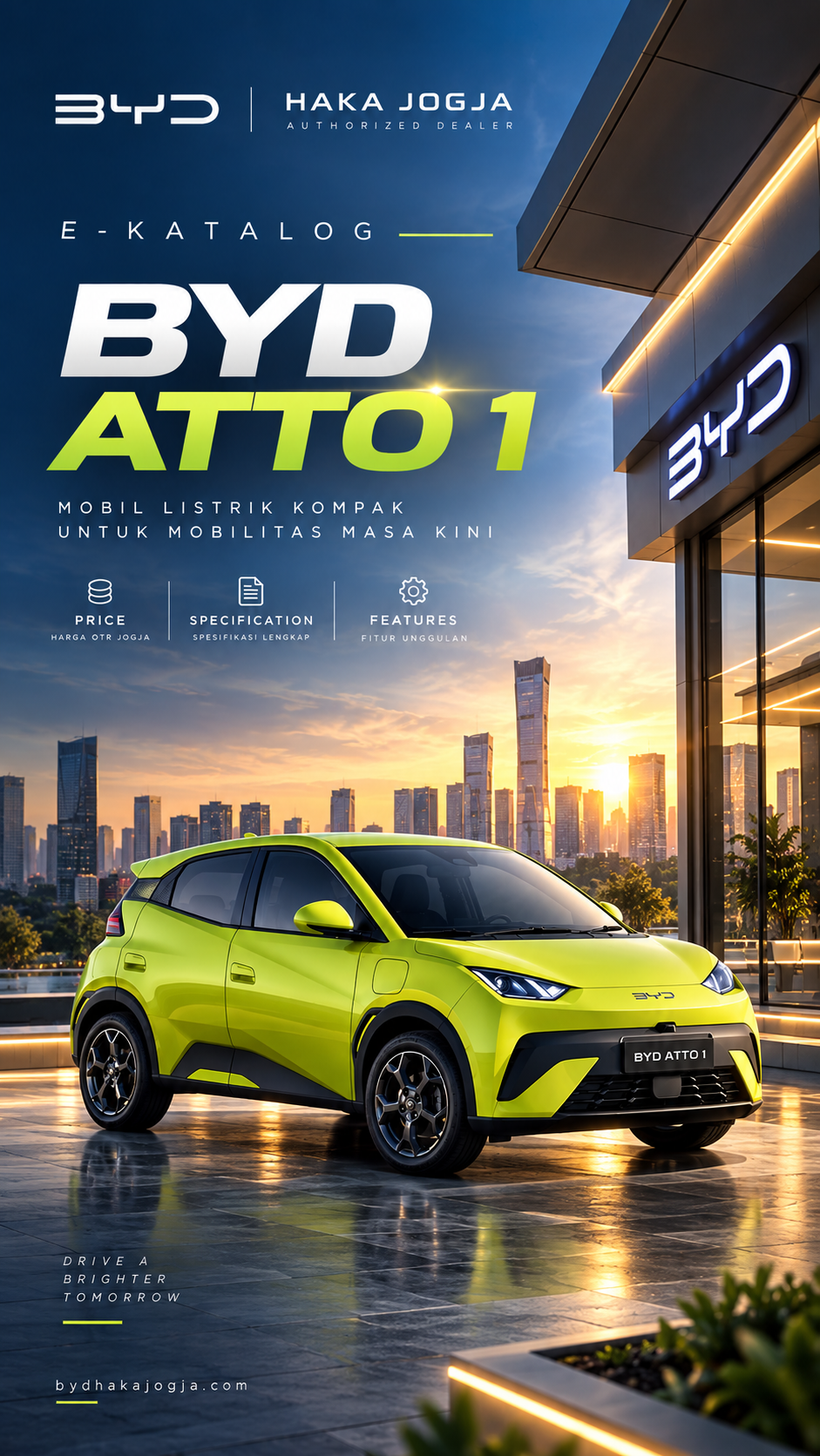BYD Atto 1 HAKA Jogja