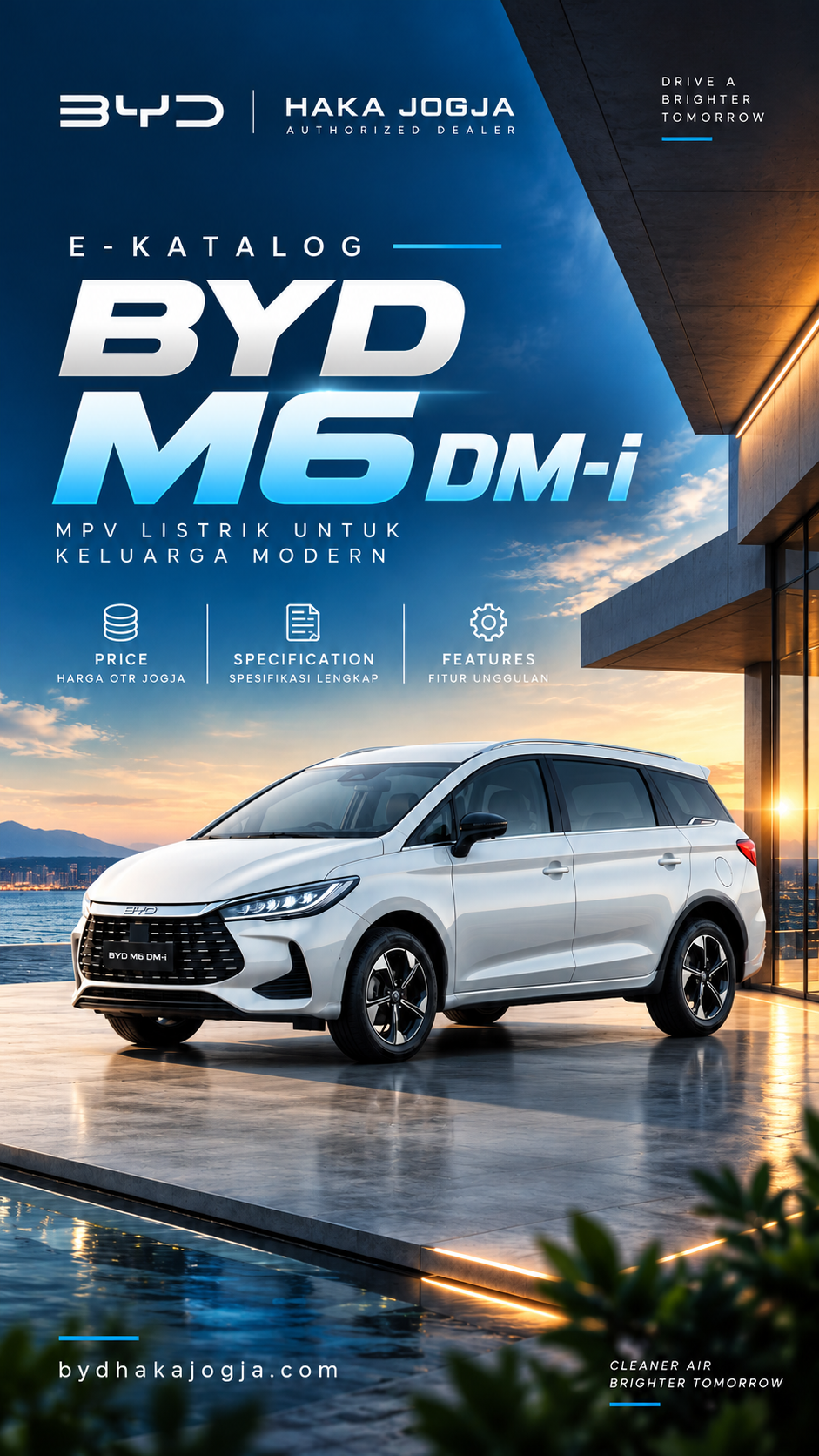 BYD M6 DM-I HAKA Jogja