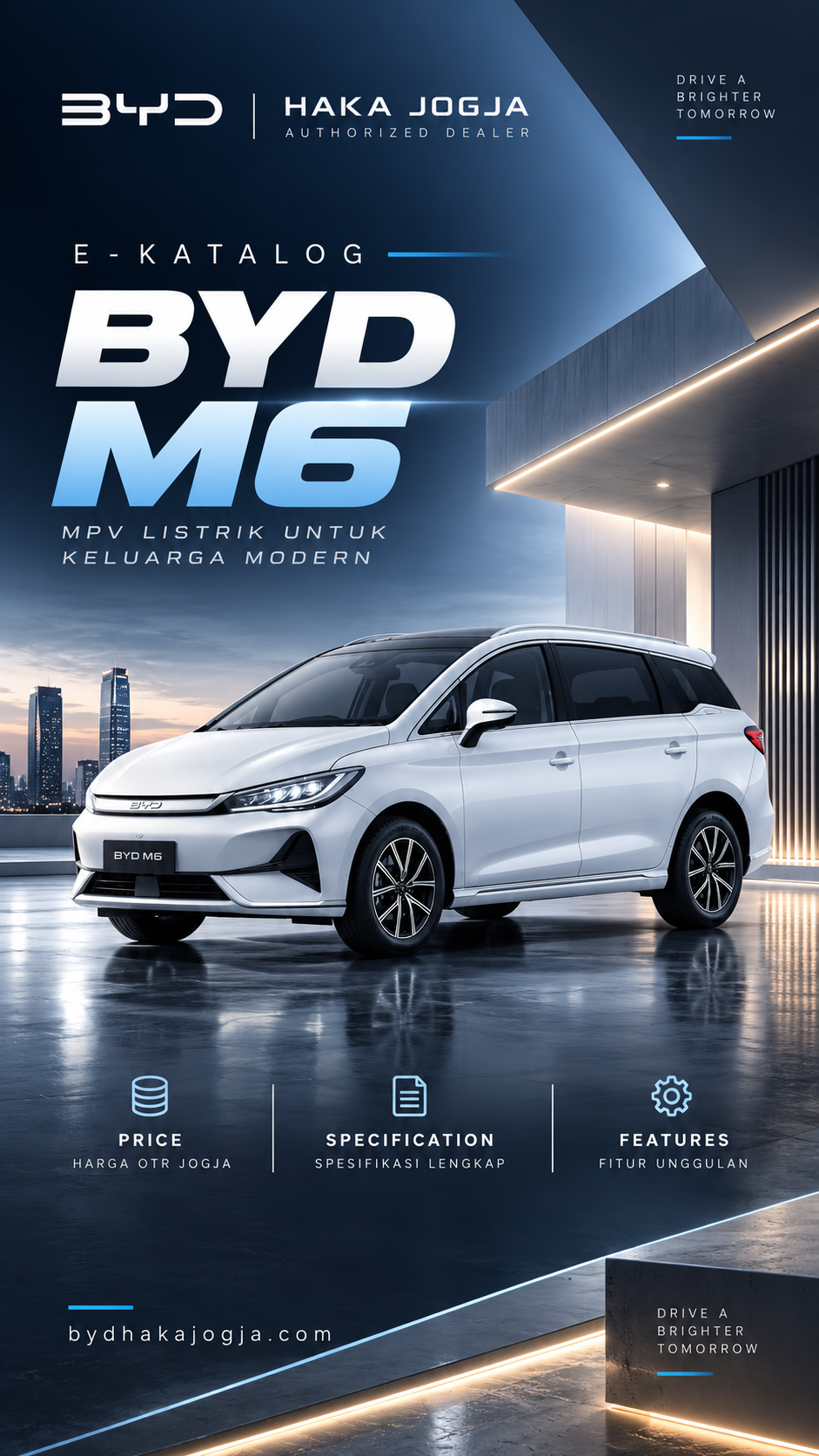 BYD M6 EV HAKA Jogja